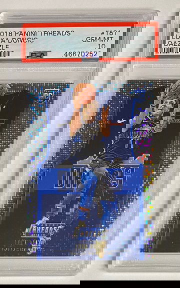 2018 Panini Threads 181 Dazzle Luka Doncic RC Rookie PSA 10 GEM MINT