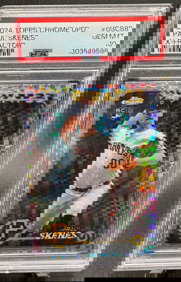2024 Topps Chrome Update Paul Skenes X-Fractor PSA 10