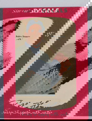 1952 Starcal Decals Bobby Thomson 78 A Ex plus