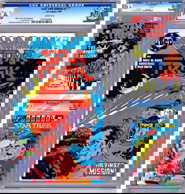 STAR TREK ANNUALS #1-2-3 CGC 9.6 CURT SWAN PETER DAVID DAN JURGENS 1985-1988