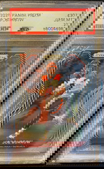 2020 Panini Prizm Joe Burrow #307 PSA 10