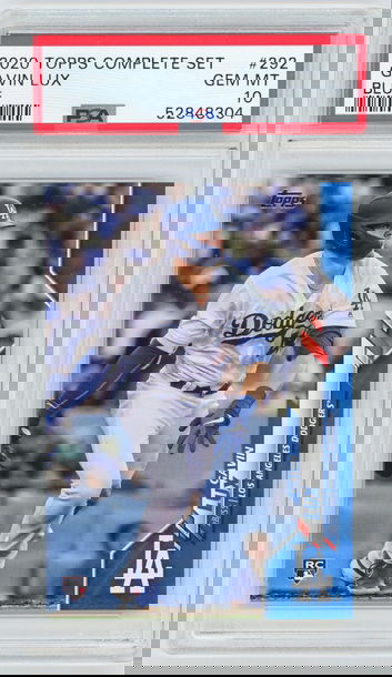 2020 Topps Complete Set Gavin Lux Blue Parallel /299 (Pop 7)