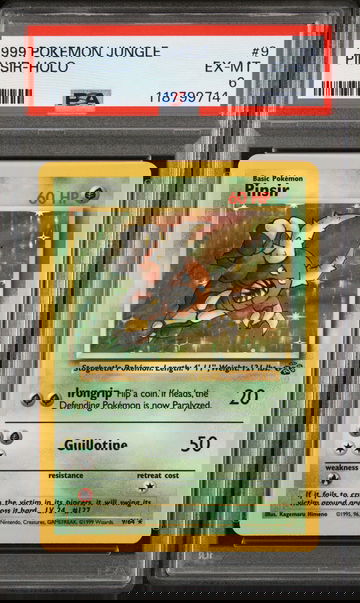 1999 Pokemon Jungle Holo Pinsir #9A PSA 6