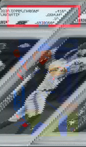 BO BICHETTE 2020 TOPPS CHROME #150 PSA 10 ROOKIE CARD GEM Mint