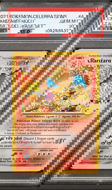 2021 Celebrations Charizard Classic Holo PSA 10!