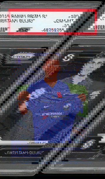 2019 Prizm Premier League #30 Cristian Pulisic PSA 10