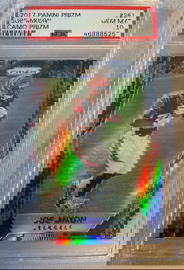 2017 Joe Mixon Prizm camo psa 10 /25 pop 6