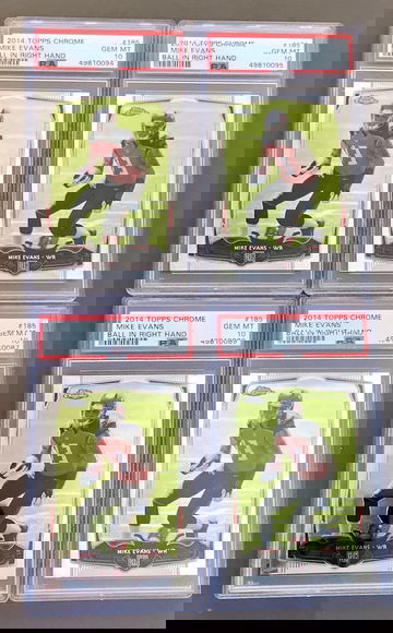 (4) 2014 Topps Chrome Mike Evans