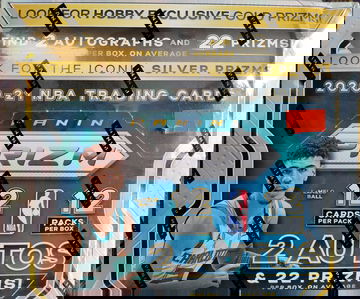 2020 21 Panini Prizm Basketball Sealed Hobby Box 2 Autos & 22 Prizms Per! Note: Ding top right corner.