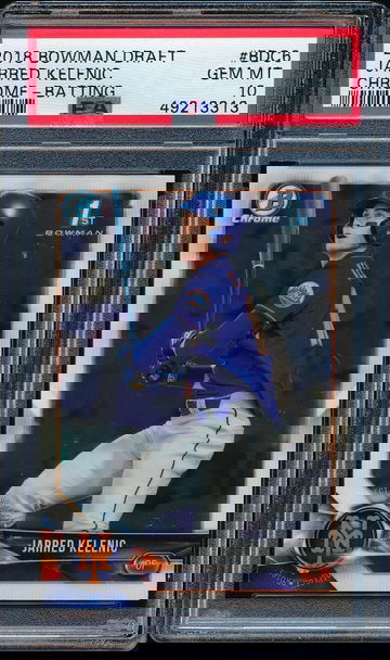 2018 Bowman Chrome Draft Jarred Kelenic 1st Chrome PSA 10 Gem Mint