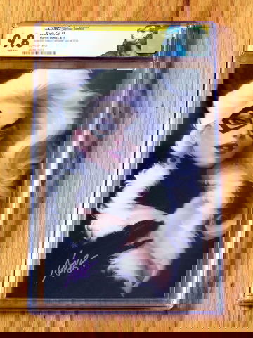  BLACK CAT #1 CGC SS 9.8 2019 Signature Series signed Artgerm 1:200 ratio Virgin