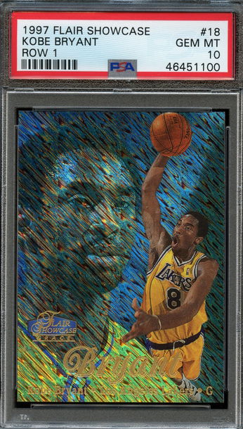 1997 Flair Showcase Row 1 Kobe Bryant PSA 10