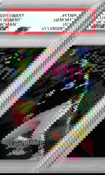 2020 FINEST LUIS ROBERT '98 THE MAN PSA 10