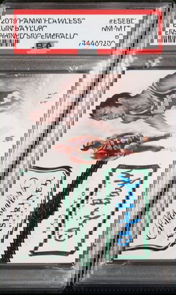 2019 Panini Flawless Elgin Baylor /5 Emerald Auto PSA 8