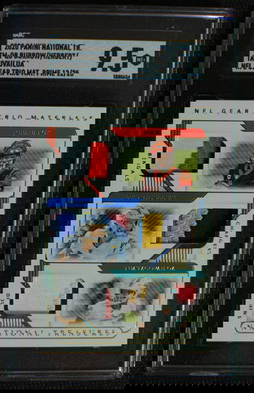 🌟JOE BURROW / JUSTIN HERBERT / TUA TAGOVAILOA - 2020 National Treasure Triple Jersey PRIME RC /25 - SGC 9.5 POP 1