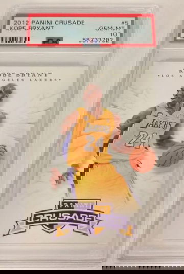 2012 Panini Crusade Kobe Bryant #5 PSA 10 - Angel Wings Tribute - 1st Year Crusade