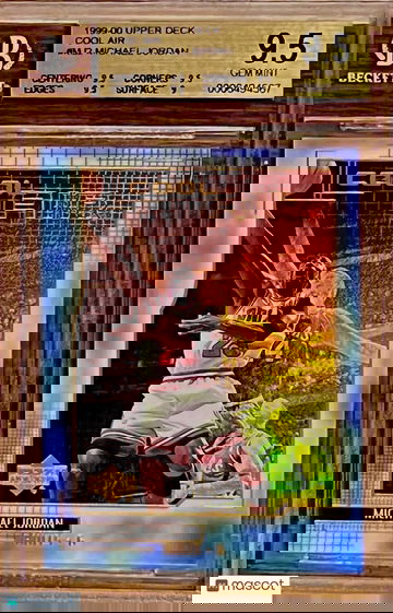POP 7 BGS 9.5 Michael Jordan 1999 Upper Deck Cool Air Holo Rare 90s Insert MJ