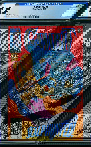 GAMBIT v2 #9, CGC 9.8 NM/MT -- Highest Graded!