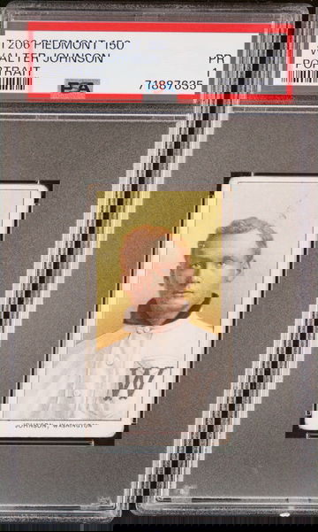 Walter Johnson 1909 T206 Piedmont Portrait Washington HOF RC PSA