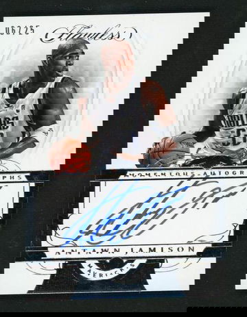 2017 Panini Flawless Momentous Antawn Jamison #MA-AJ Auto /25