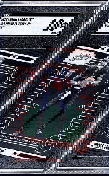 2024 Panini Absolute #108 Michael Penix Jr. Black SGC 10