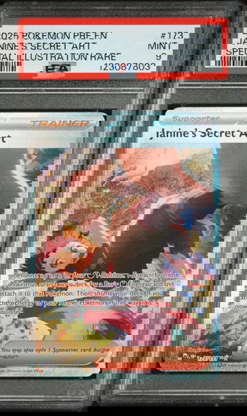 2025 Prismatic Evolutions - Pre En - English Special Illustration Rare Holo Janine's Secret Art #173 PSA 9