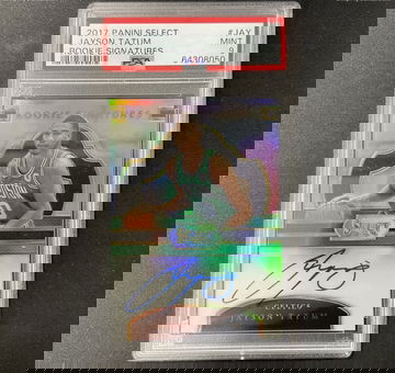 2017 Jayson Tatum Select Auto /199 PSA 9