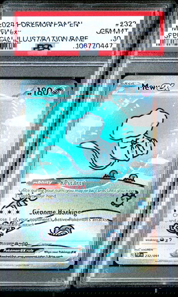 2024 Pokemon Scarlet and Violet Paldean Fates Special Illustration Rare Mew Ex #232 PSA 10