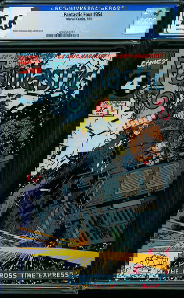 FANTASTIC FOUR #354, CGC 9.6 NM+