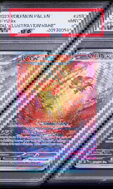 2023 Pokemon Scarlet and Violet Paldea Evolved Special Illustration Rare Chi-Yu Ex #259 PSA 9