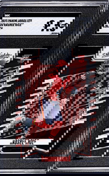 2023 Panini Absolute #120 Rashee Rice Black SGC 9.5