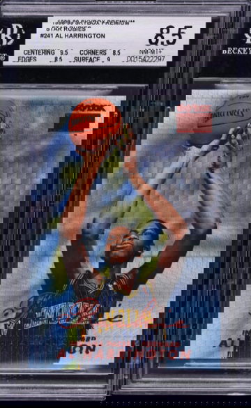 1998 Skybox Premium Star Rubies Al Harrington ROOKIE /25 #241 BGS 8.5 NM-MT+