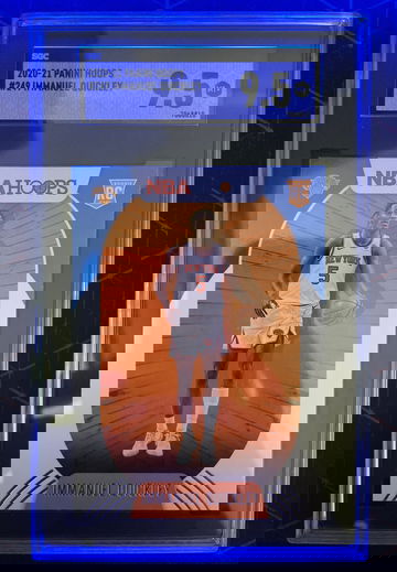 2020-21 Panini Hoops #249 Immanuel Quickley SGC 9.5