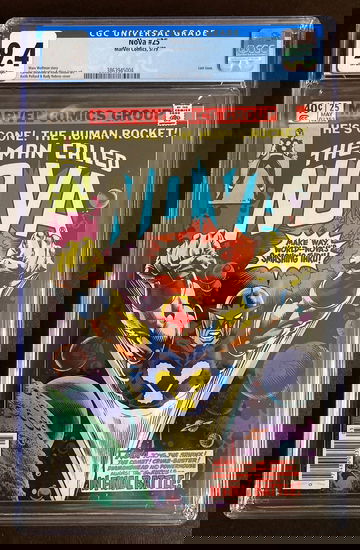 NOVA CGC #25 1979 CGC 9.4 Off-White Last Issue Marvel Hard to Find