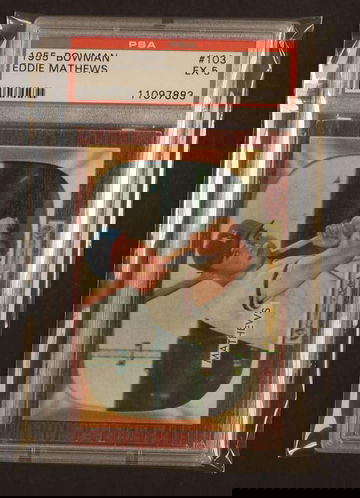 1955 Bowman Eddie Mathews #103 PSA 5