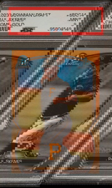 2023 Bowman Draft Paul Skenes 1st Bowman GOLD /50 PSA 9