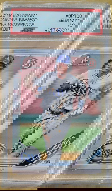 Wander Franco 2019 Bowman Paper PSA 10