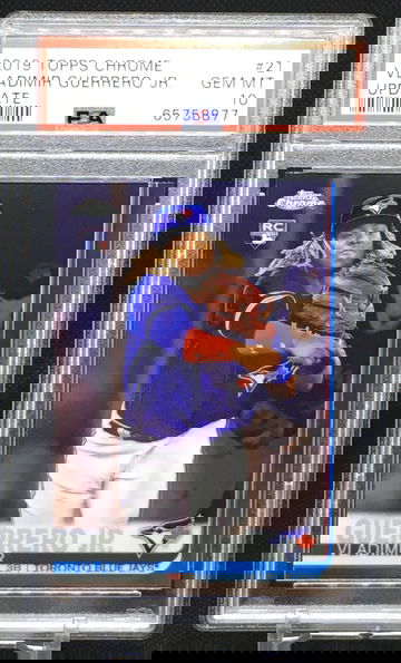 2019 Topps Chrome Update Vladimir Guerrero Jr RC Rookie PSA 10 GEM MINT #21