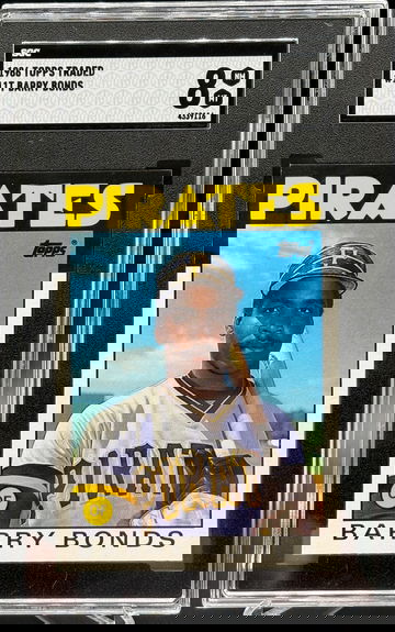 1986 Topps Traded Barry Bonds # 11T SGC 8