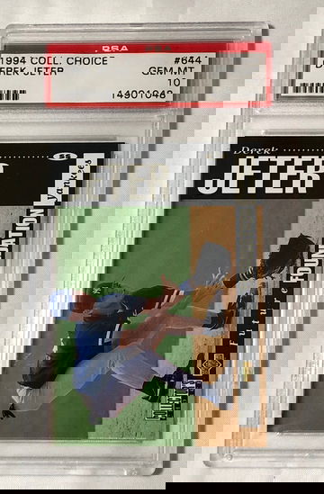 1994 COLL CHOICE #644 DEREK JETER GEM MT 10