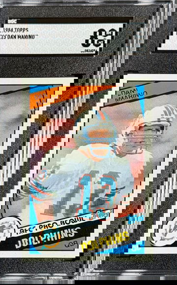 DAN MARINO 1984 TOPPS #123 RC Rookie 🔥 SGC 8
