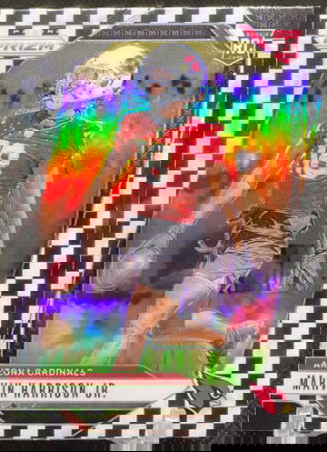 2024 Panini Prizm Marvin Harrison Black & White Checker Checkerboard SSP RC #375