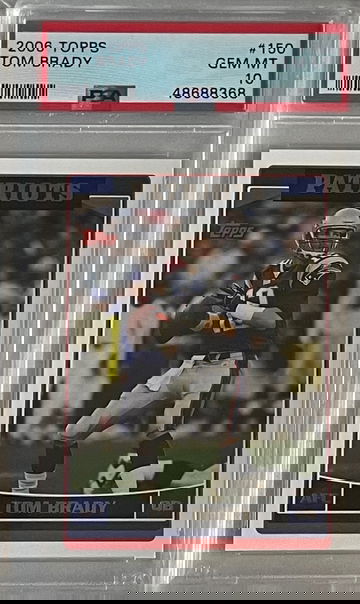 2006 Topps Tom Brady #150 PSA 10 - Beautiful And Low Pop!