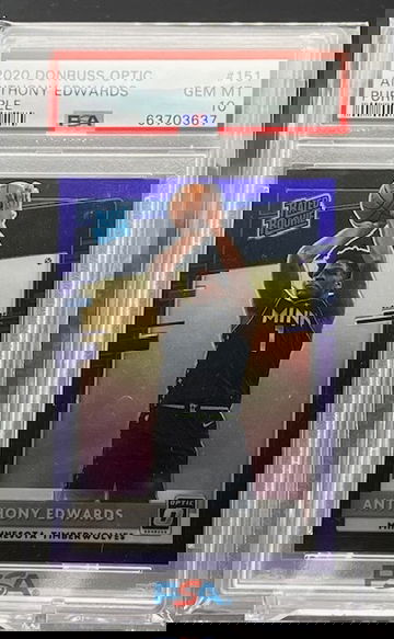2020 Psa 10 Purple Anthony Edwards RC