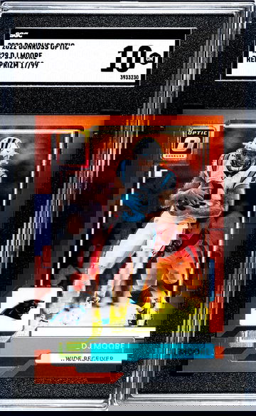 2022 Donruss Optic #29 DJ Moore /99 SGC 10