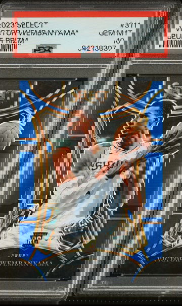 2023 Panini Select Blue Prizm Victor Wembanyama #311 RC Mezzanine PSA 10