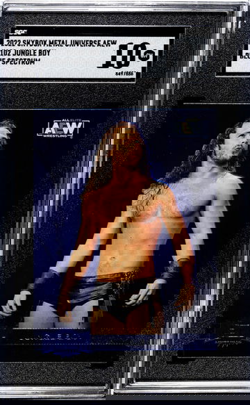 2022 Skybox Metal Universe Blue Spectrum Jungle Boy #102 SGC 10