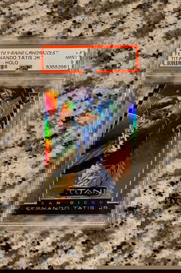 2019 Panini Chronicles Fernando Tatis Jr Titan Holo PSA 9