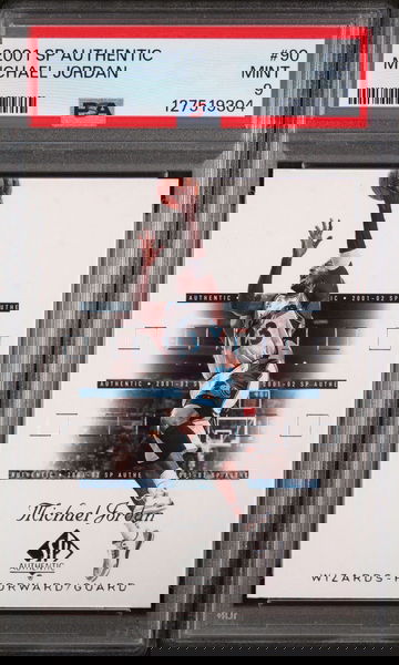 2001 SP Authentic Michael Jordan #90 PSA 9