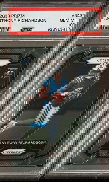 2023 Panini Prizm Anthony Richardson #343 PSA 10